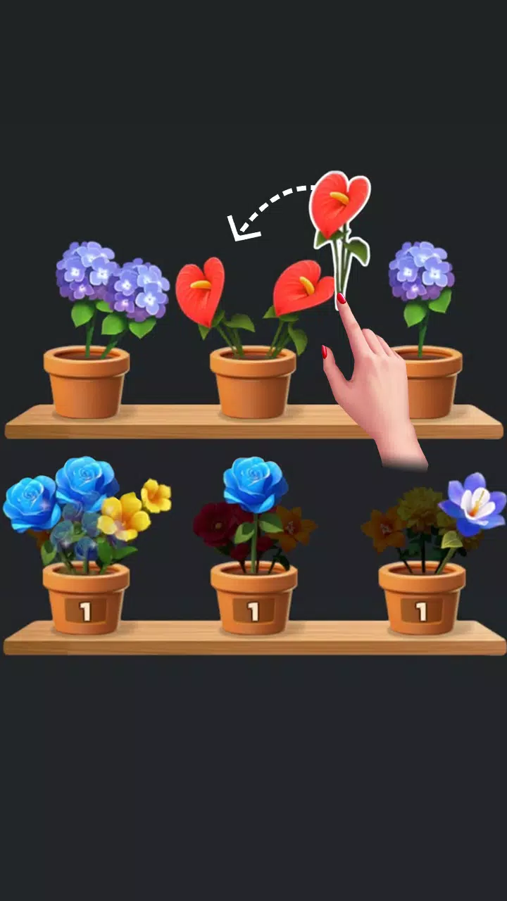 Floral Sort 3D Screenshot 1