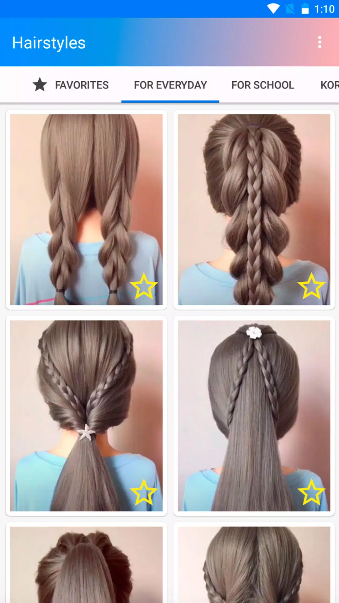 Easy hairstyles step by step 스크린샷 1