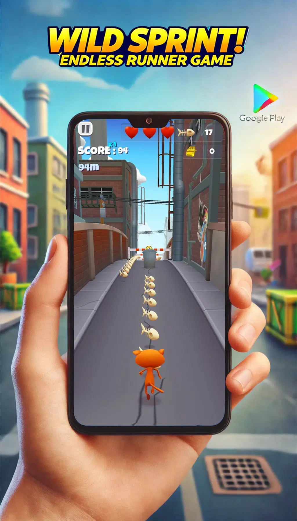 Wild Sprint: Endless Runner ภาพหน้าจอ 1