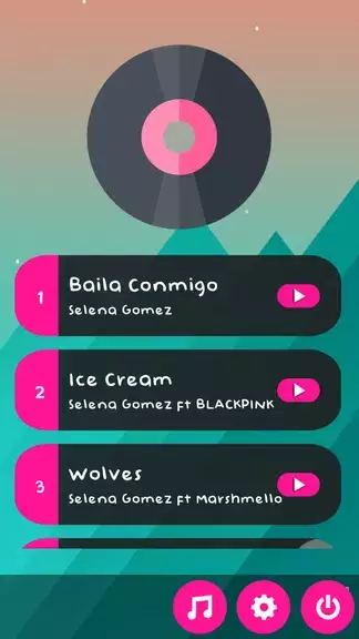 Selena Gomez Piano Tiles Game Captura de pantalla 1