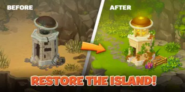 Island Hoppers: Jungle Farm Ảnh chụp màn hình 4