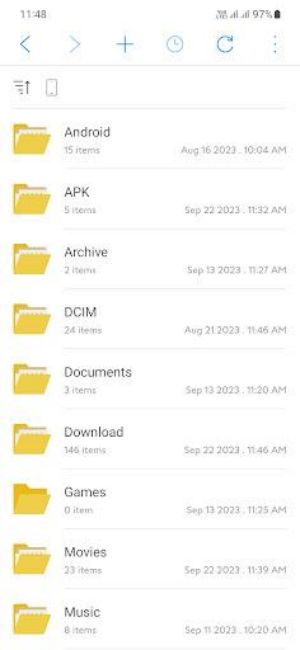 SD Card Manager For Android スクリーンショット 1