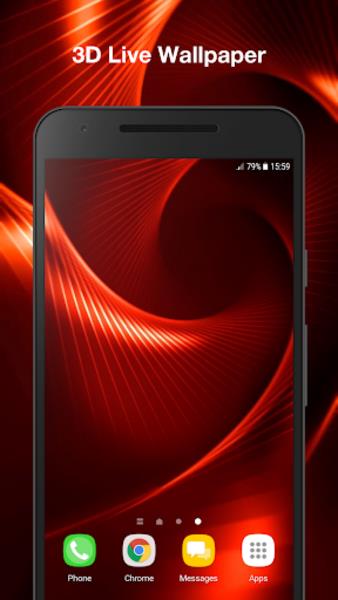 Red Live Wallpaper Schermafbeelding 3