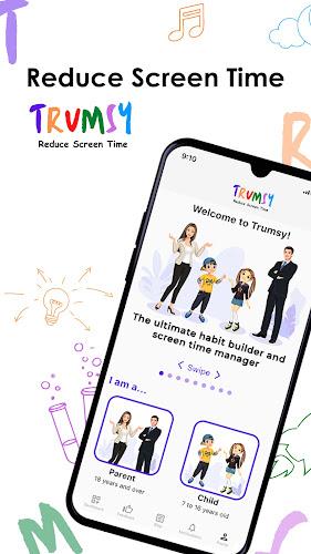 Trumsy: Reduce Screen Time App Captura de tela 1