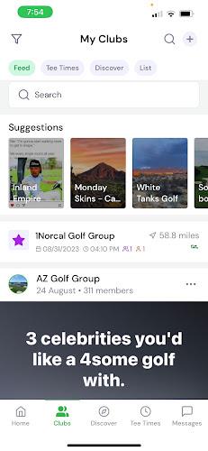 GolfLync Social Media for Golf應用截圖第2張