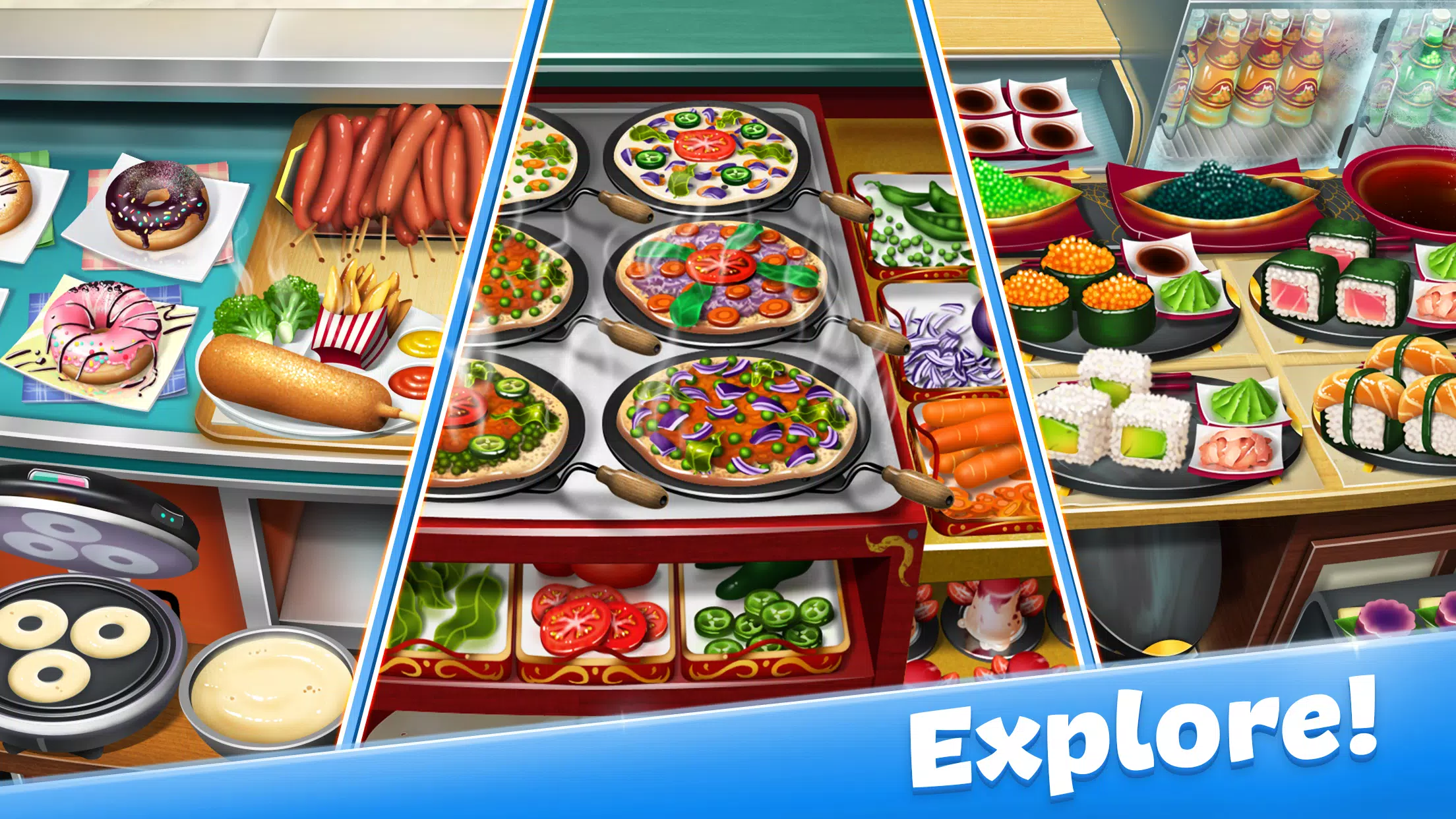 Schermata Cooking Fever: Restaurant Game 2