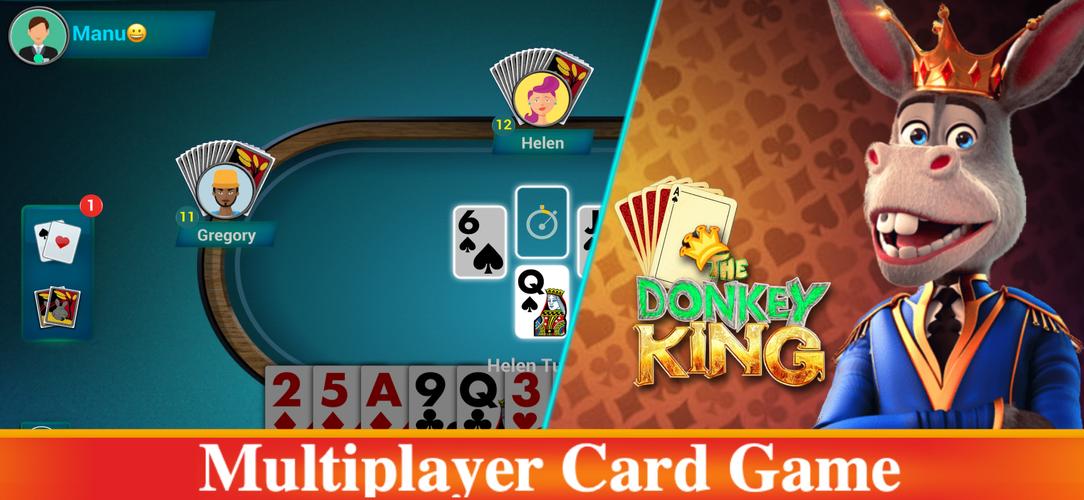 Donkey King: Donkey card game स्क्रीनशॉट 1