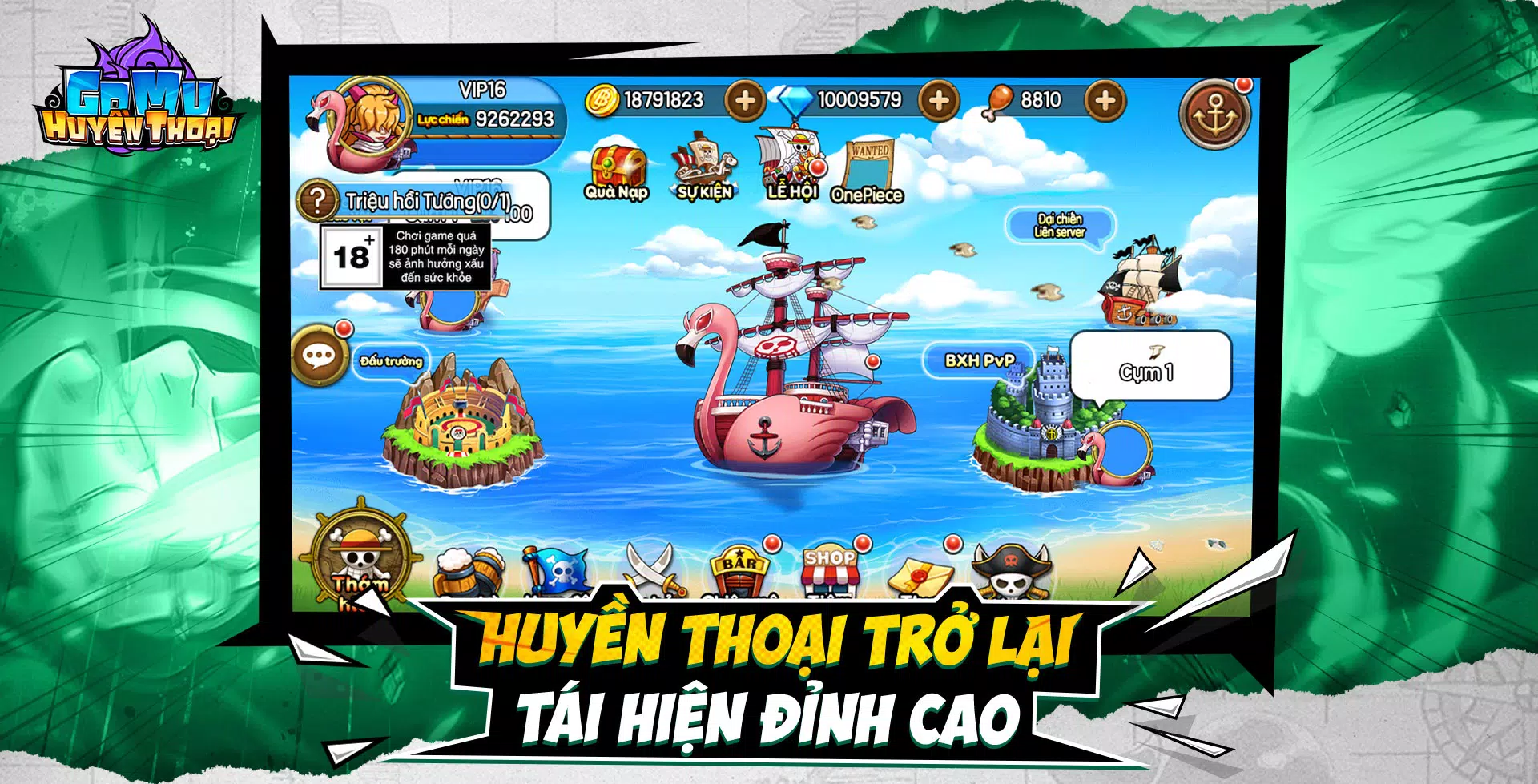 Gomu Huyền Thoại - Đại Chiến Captura de tela 1