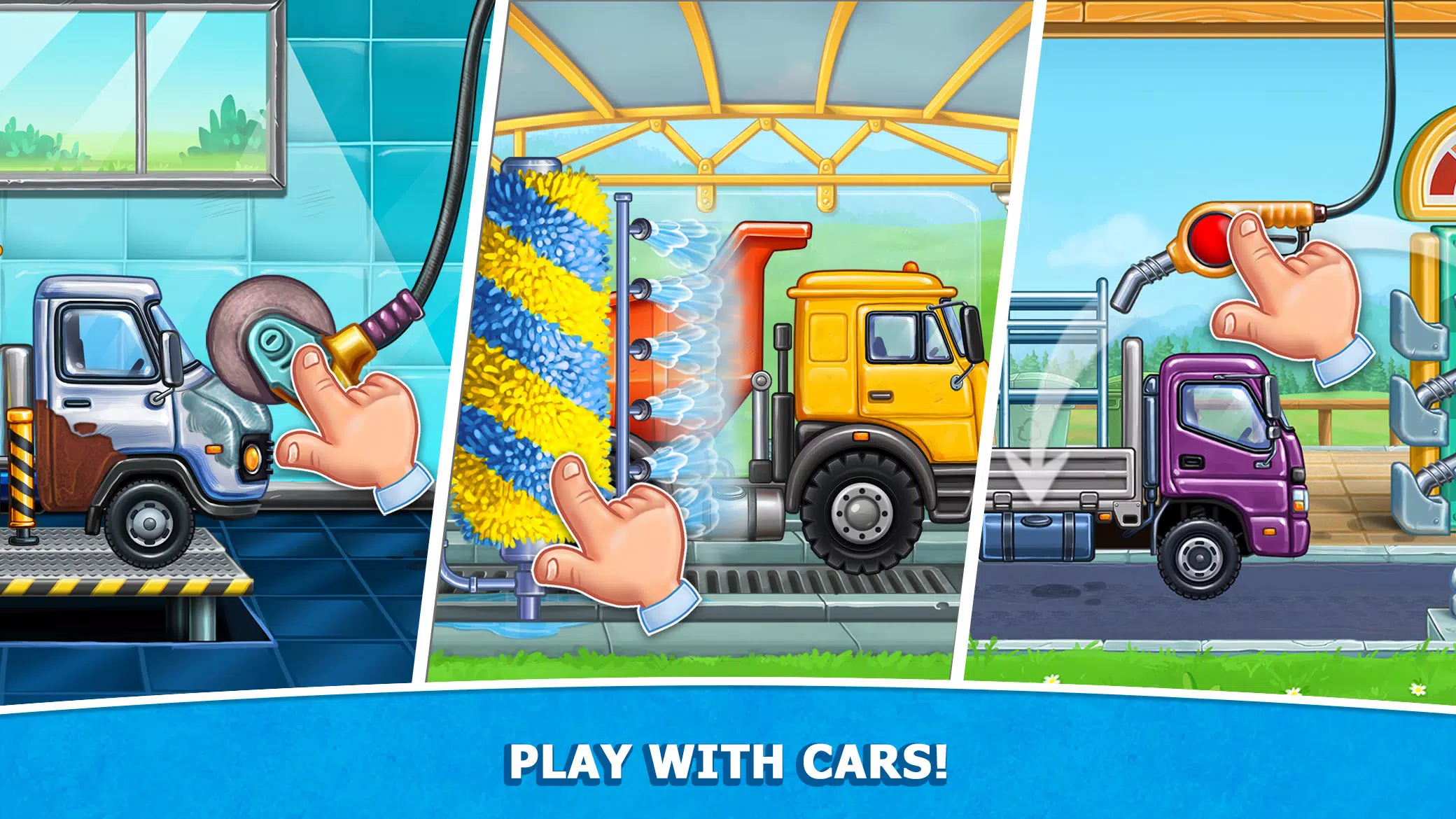 Kids Truck: City Builder Games स्क्रीनशॉट 3