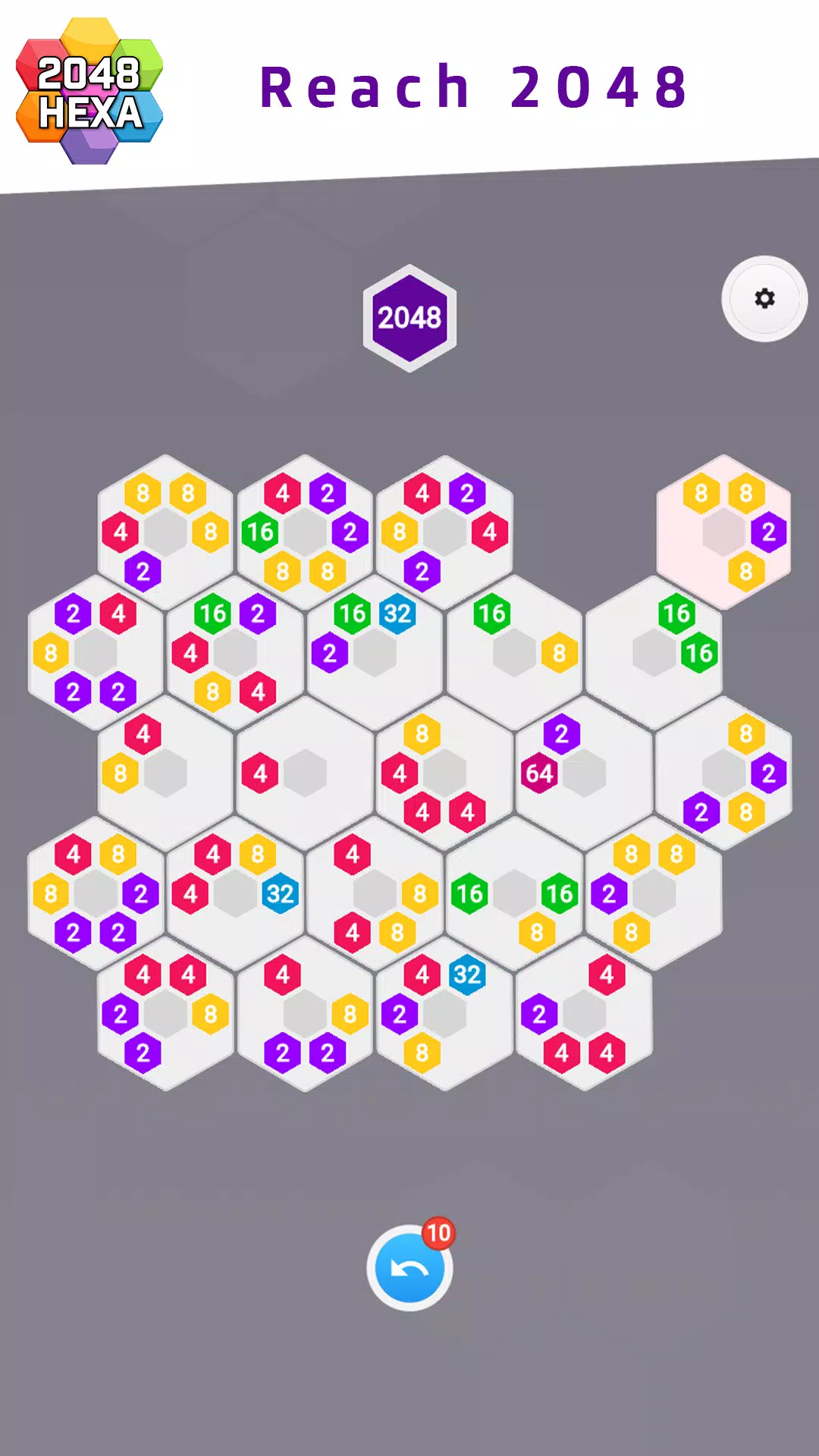 2048 Hexa Ảnh chụp màn hình 2