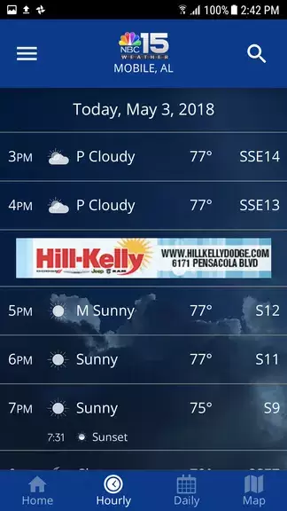 NBC 15 WPMI Weather स्क्रीनशॉट 3