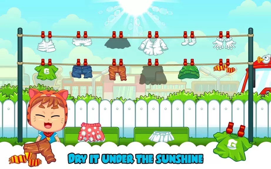 Marbel Laundry - Kids Game 스크린샷 4