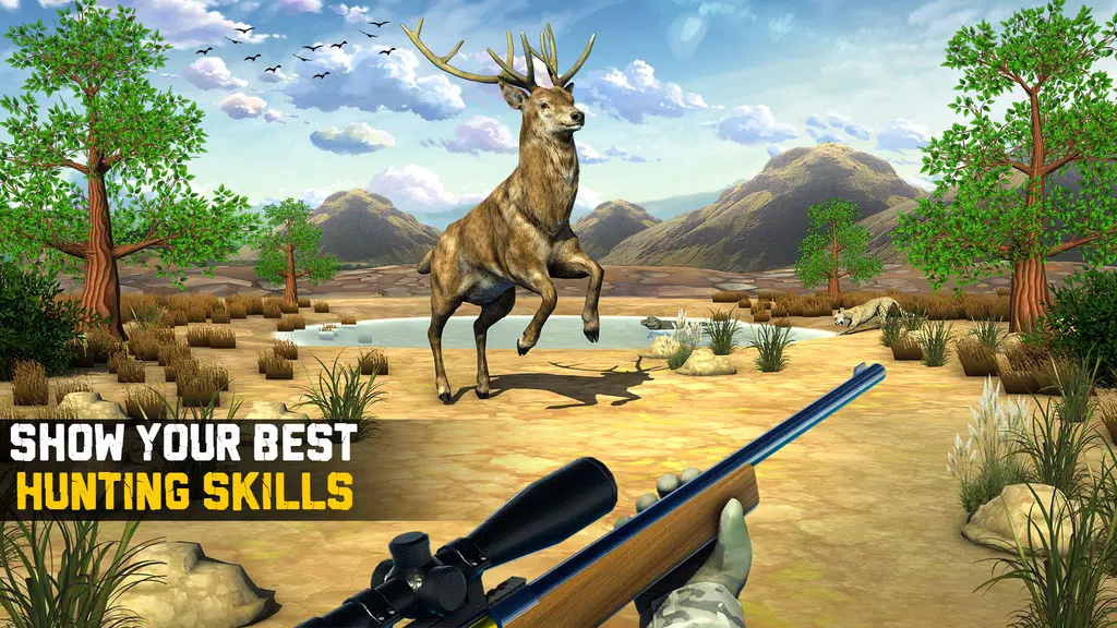 Wild Animal Hunting 3D Offline 스크린샷 2