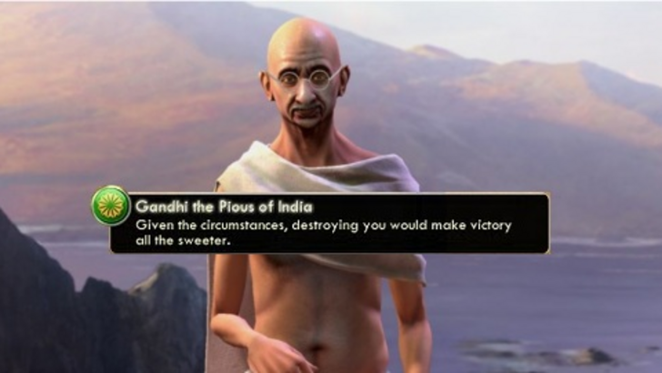 Civ 7 tidak akan mempunyai Gandhi untuk pergi nuklear, tetapi adakah dia pernah?