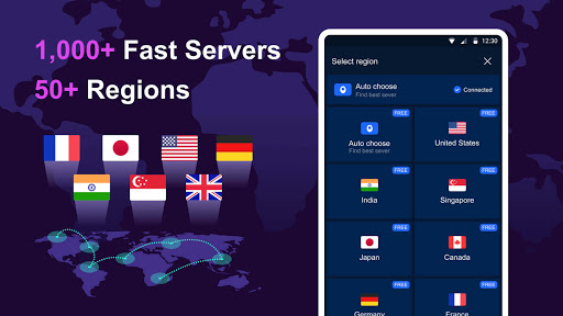 VPN Master - fast proxy VPN Capture d'écran 3