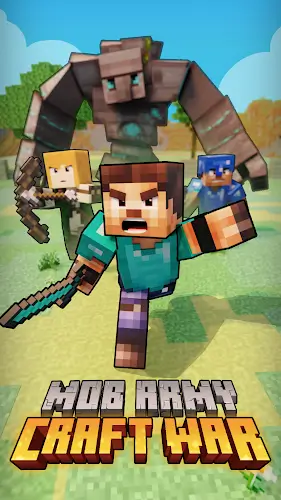 Mob Army: Craft War ภาพหน้าจอ 1