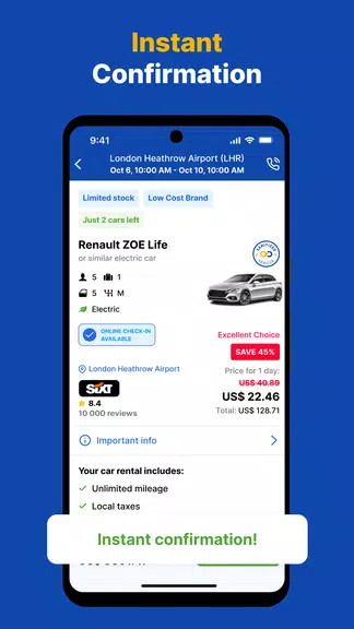 EconomyBookings Car Rental Tangkapan skrin 3