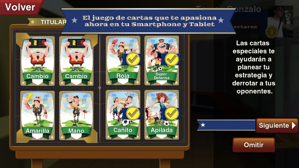 Schermata Carta Fútbol Club 2