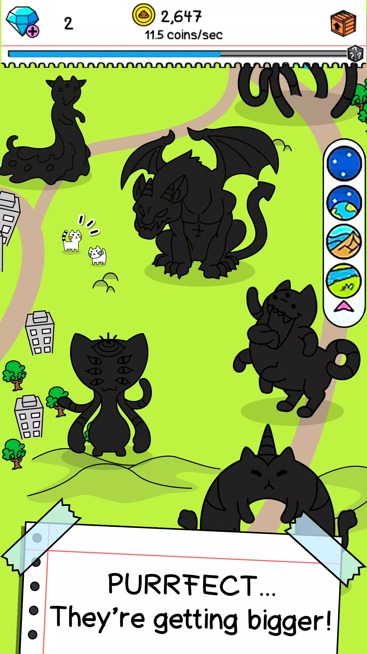 Cat Evolution: Merge Animals Screenshot 4