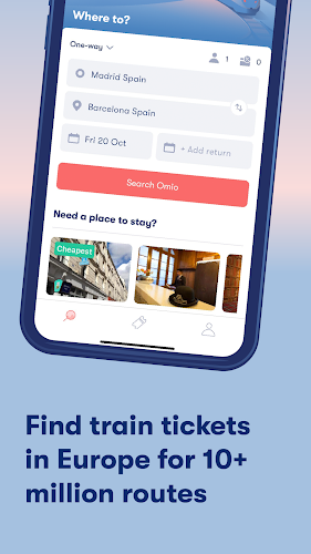 Omio: Train and bus travel app স্ক্রিনশট 4