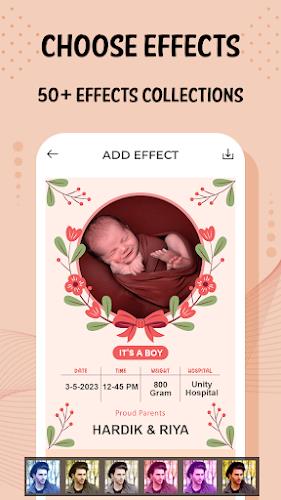 NewBorn Baby Photo Frame ภาพหน้าจอ 3