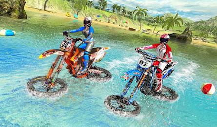 Water Surfer Racing In Moto Capture d'écran 4