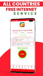 FLY TUNNEL VPN Tangkapan skrin 3