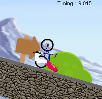 Corey (Downhill bike physics demo) Screenshot 4