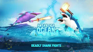 Double Head Shark Attack PVP ภาพหน้าจอ 1