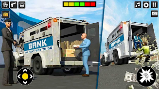 Bank Cash Van Driver Simulator Captura de tela 1