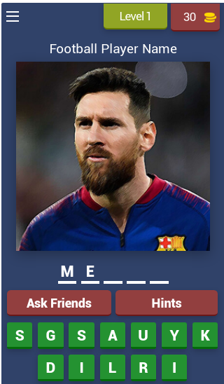 Schermata Football Player Quiz 1