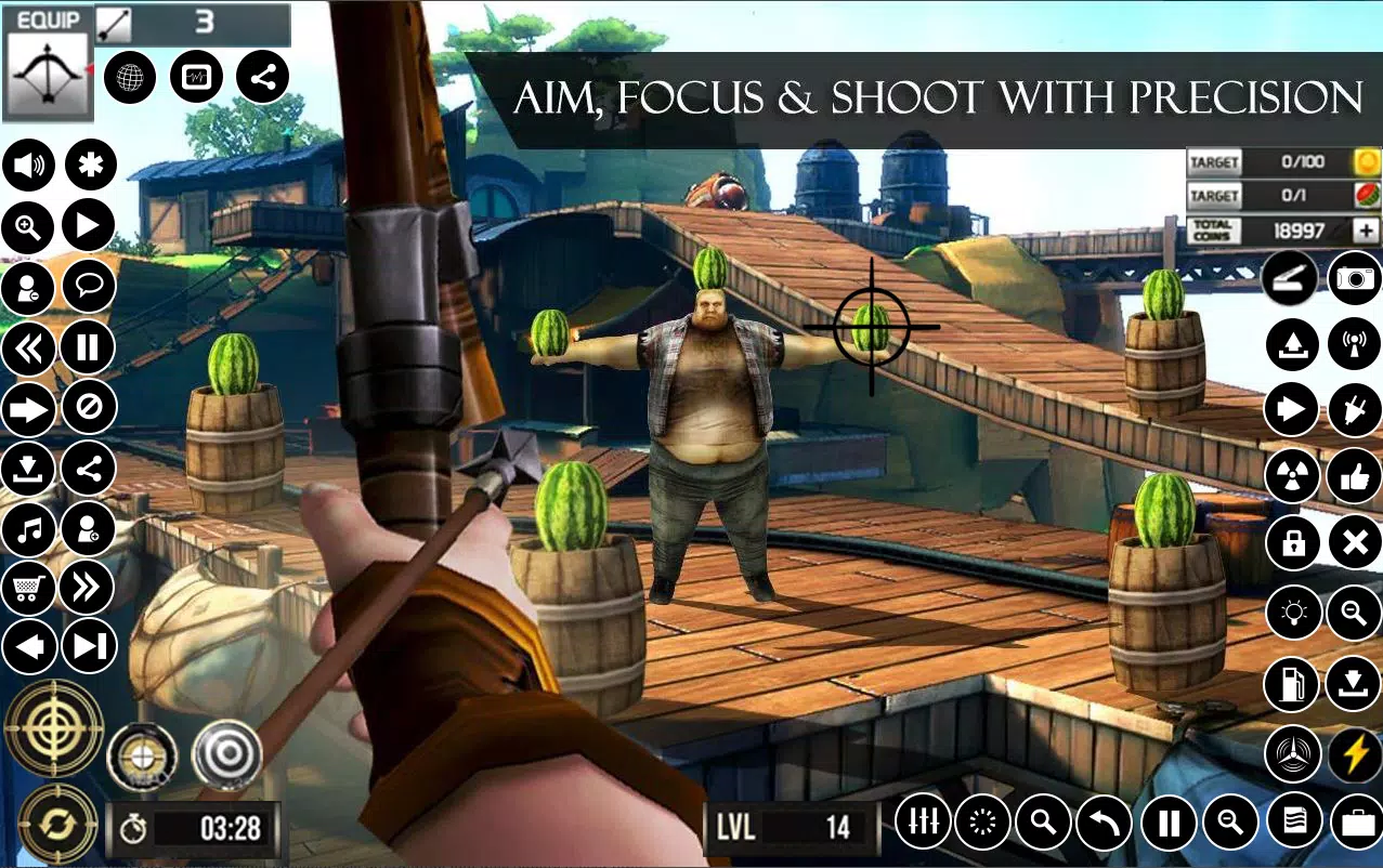 Watermelon Archery Games 3D Screenshot 4