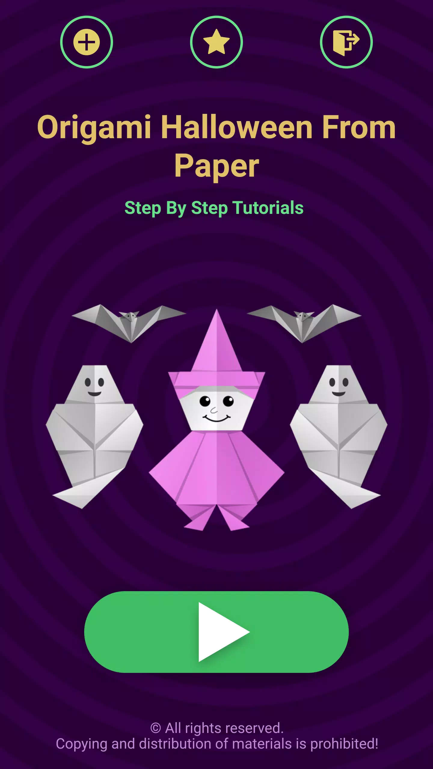 Origami Halloween Screenshot 2