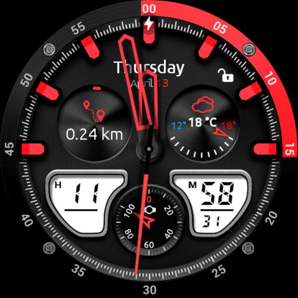 Fury Watch Face Screenshot 2