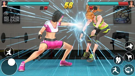 Gym Fight Club: Fighting Game Schermafbeelding 1