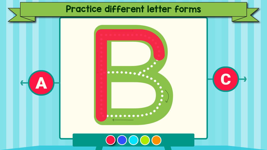 Alphabet Letters & Numbers Tracing Games for Kids Screenshot 2