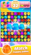 Jelly Jam Crush- Match 3 Games ภาพหน้าจอ 1