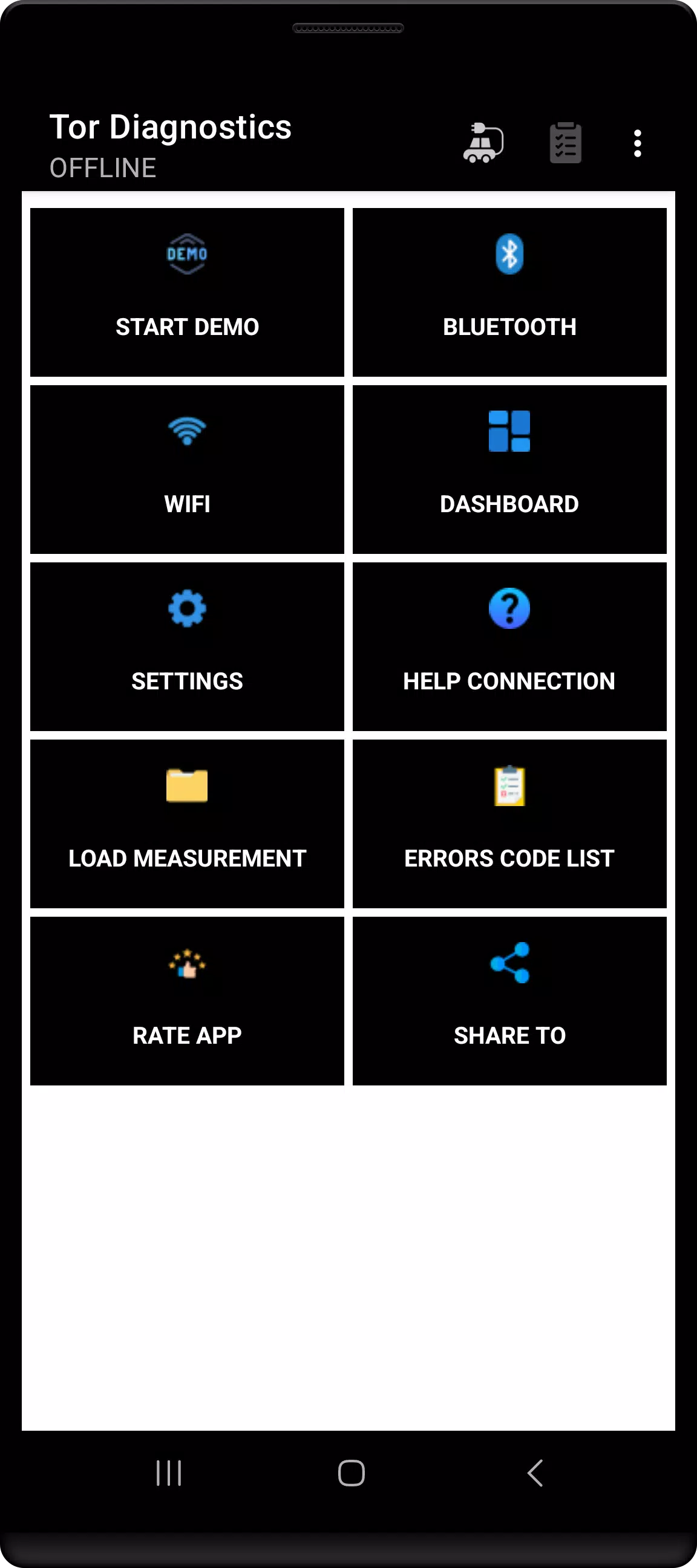 Tor OBD2 Diagnostics Screenshot 1