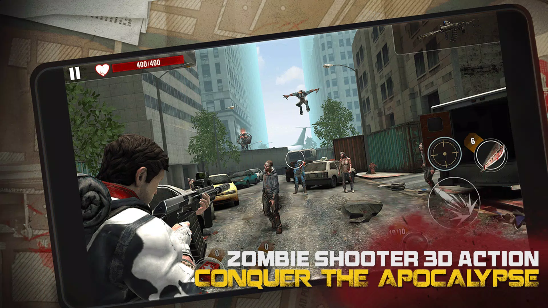 Zombie Shooter 3D स्क्रीनशॉट 2