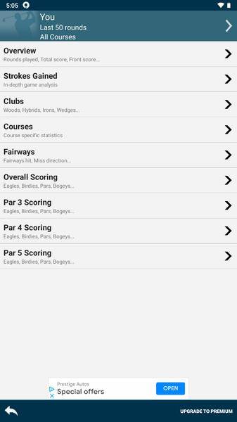 Golf Pad: Golf GPS & Scorecard Tangkapan skrin 2