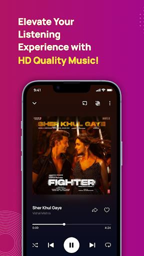 Gaana: MP3 Songs, Music App Captura de pantalla 3