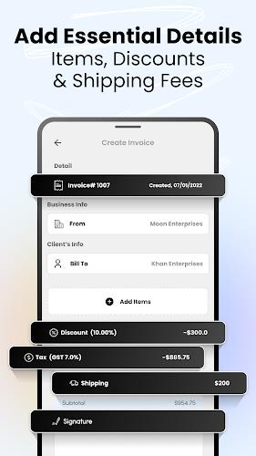 Invoice Maker and Generator स्क्रीनशॉट 1