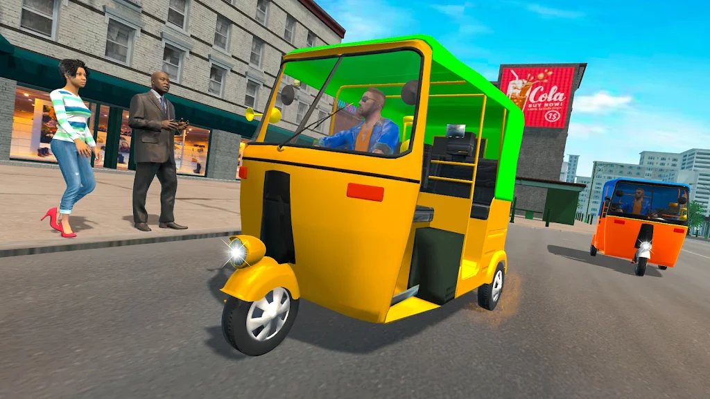 Grand Tuk Tuk Rickshaw Game स्क्रीनशॉट 4