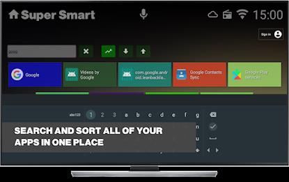 Super Smart TV Launcher Tangkapan skrin 3