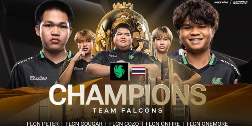 Free Fire Esports ครองตำแหน่งทีมฟอลคอนประเทศไทย