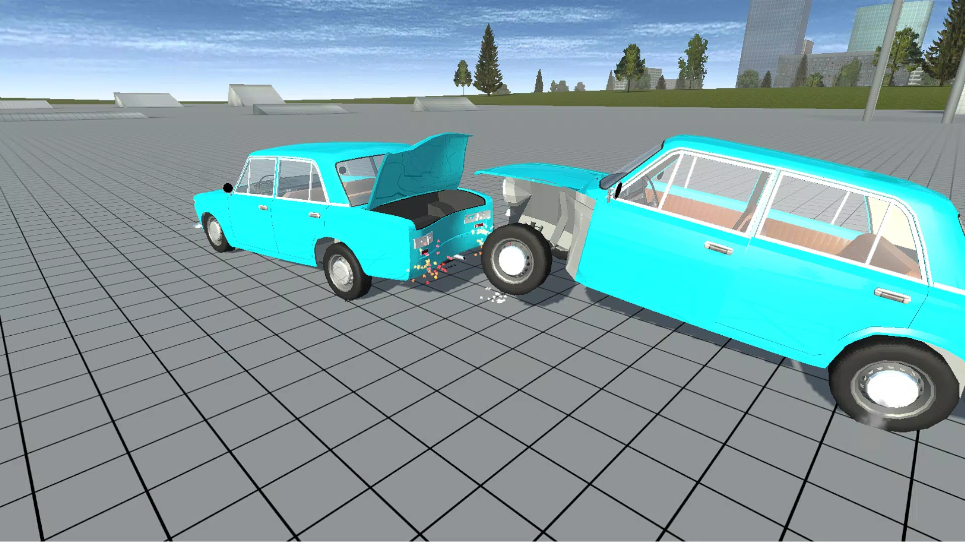 Simple Car Crash Physics Sim スクリーンショット 4