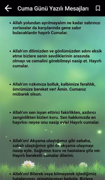 Cuma Mesajları スクリーンショット 3