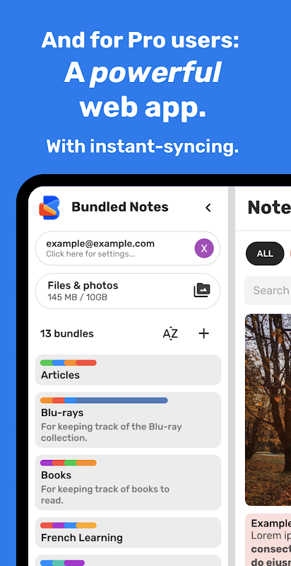 Bundled Notes + Lists + To-do Скриншот 1