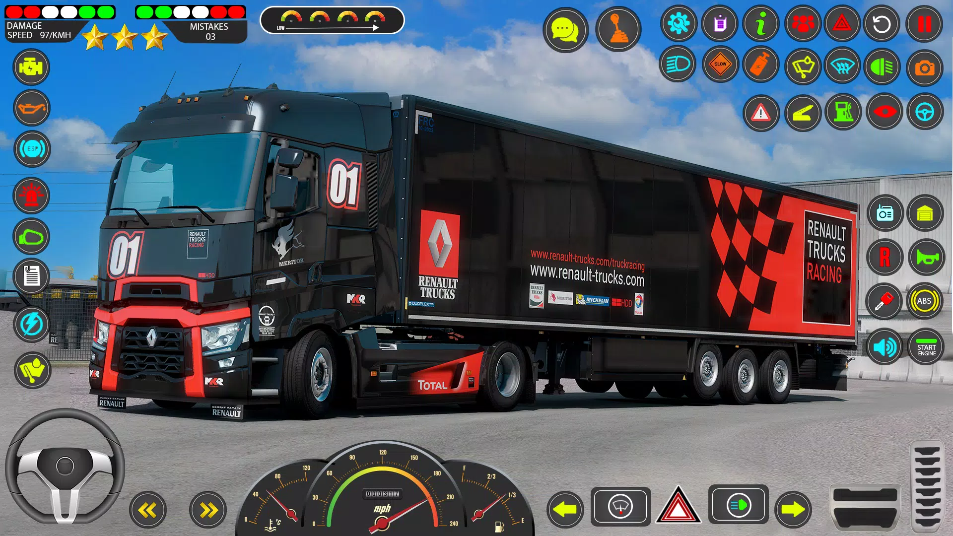 Euro Truck Games Sim 3d Captura de tela 4