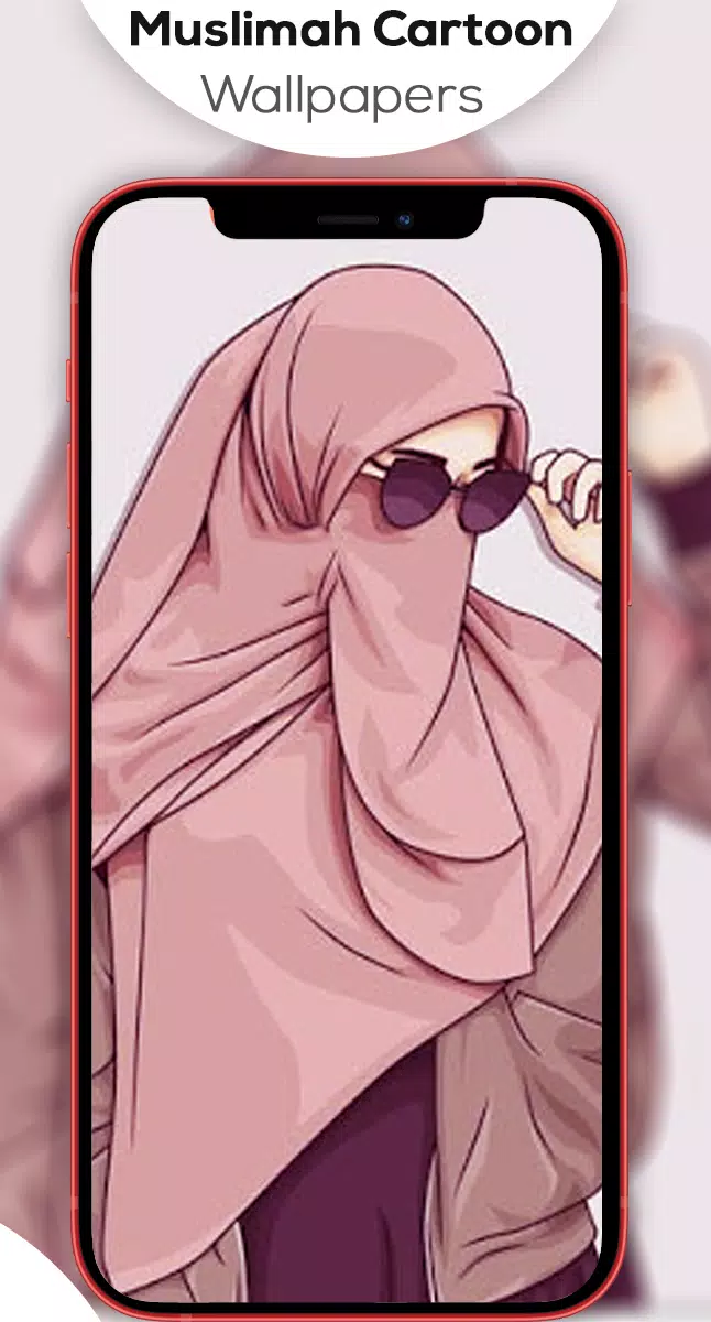 Muslimah Cartoon Wallpapers HD Zrzut ekranu 4